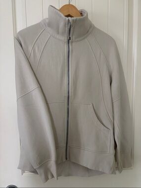 lululemon athletica Light Gray Full‑Zip Hoodie